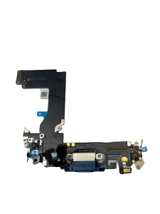 Dock charging flex cable for use with the iPhone 13 Mini (Blue)
