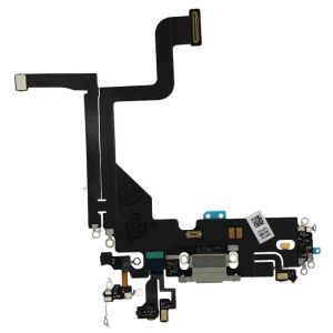 Dock charging flex cable for use with the iPhone 13 Pro (White)