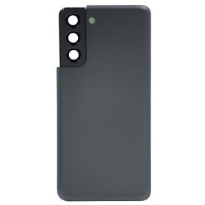 Back Glass with Camera lens for use with Galaxy S21  (Phantom Gray)