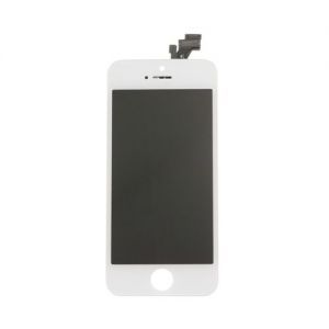 LCD with Digitizer and Frame, Full Assembly for use with iPhone 5, White A++