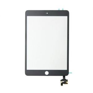 Glass and Digitizer Assembly for use with iPad Mini 3, Black, with IC chip  A++