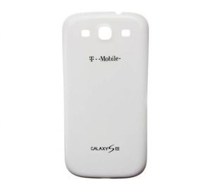 Battery Cover for use with Samsung Galaxy S III (S3) White T-Mobile T999