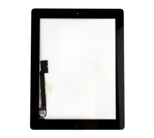 iBic Glass and Digitizer Full Assembly, Black, for use with iPad 3
