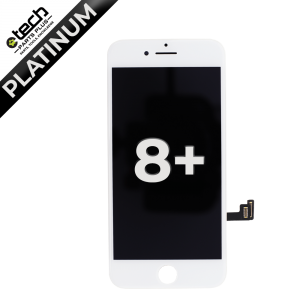Platinum LCD Assembly for use with iPhone 8 Plus (White)