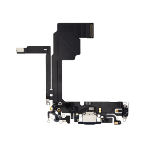 Charging Port Flex Cable for use with iPhone 15 Pro (Blue Titanium)