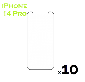Bulk Pack (10) Tempered Glass for use with iPhone 14 Pro