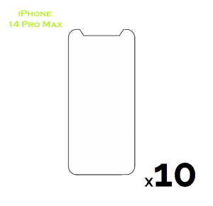 Bulk Pack (10) Tempered Glass for use with iPhone 14 Pro Max