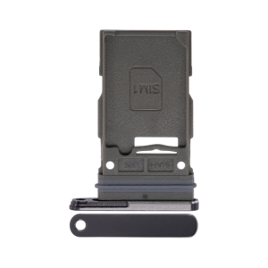 Single Sim Card Tray for use with Galaxy S23 Ultra (Phantom Black)