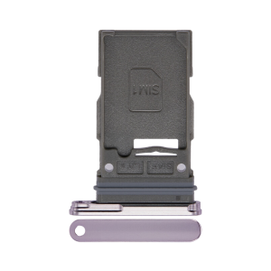Single Sim Card Tray for use with Galaxy S23/S23 Plus (Lavender)