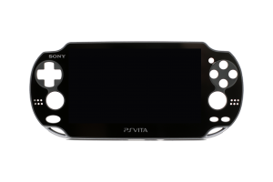 LCD with Frame for use with Sony PS Vita 1st Gen (Black)