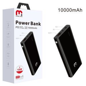 MyBat Pro 10000mAh Power Delivery Power Bank (18W) - Black
