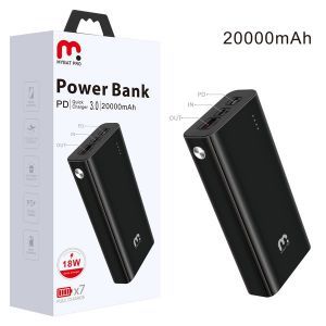 MyBat Pro 20000mAh Power Delivery Power Bank (20W) - Black
