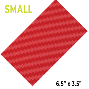 ProtectionPro - Small Red Carbon Fiber Film (Blank)
